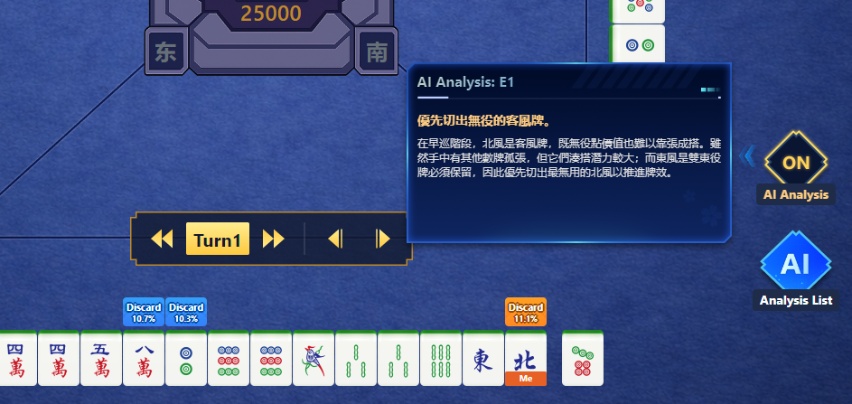 AI決策差異對比